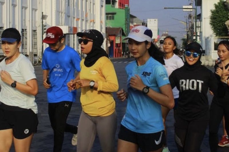 Para peserta International Yogyakarta 42K Marathon. (gemapos/antara)